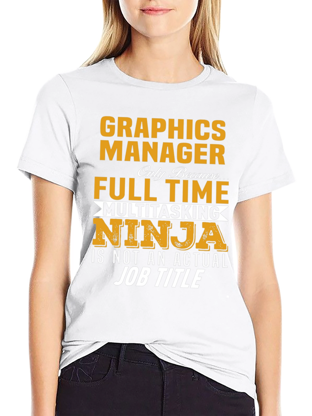Graphics Manager Full Time Ninja T-Shirt
