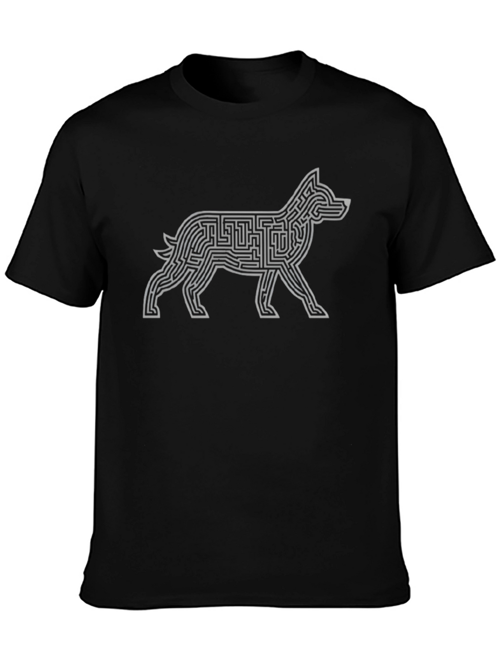 Dog Maze T-Shirt - Solve the Canine Conundrum!