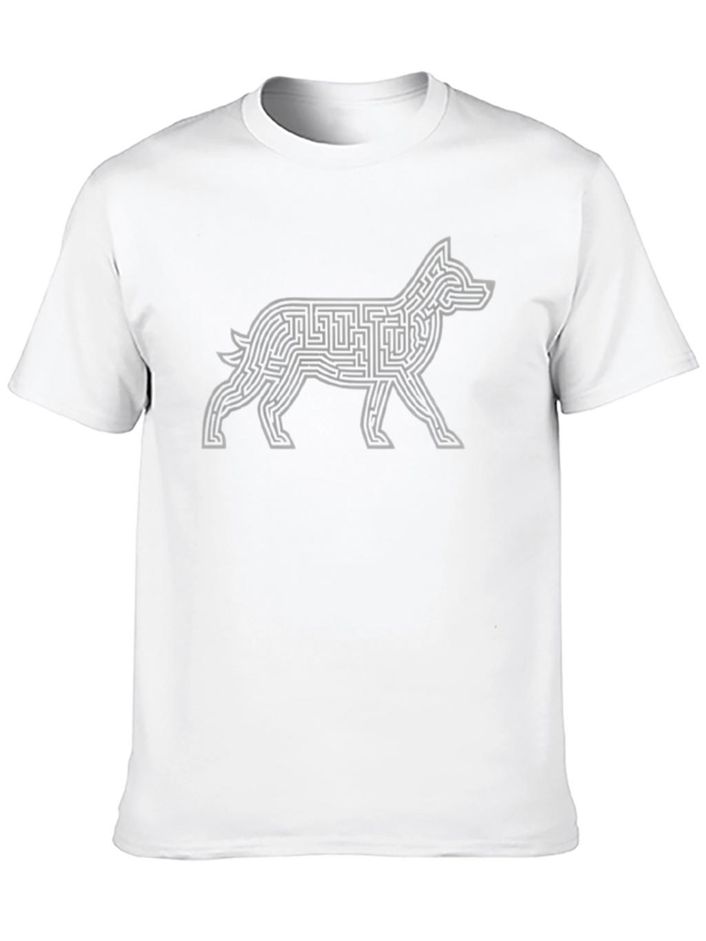 Dog Maze T-Shirt - Solve the Canine Conundrum!