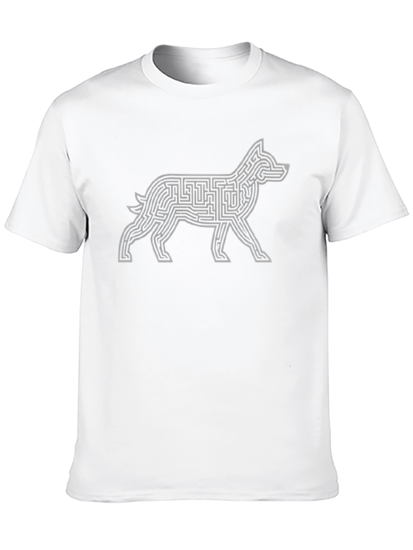 Dog Maze T-Shirt - Solve the Canine Conundrum!