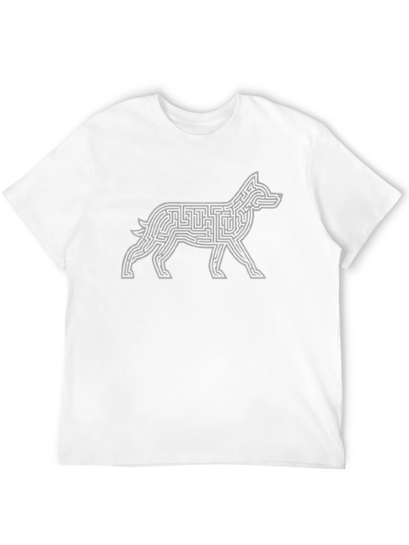 Dog Maze T-Shirt - Solve the Canine Conundrum!