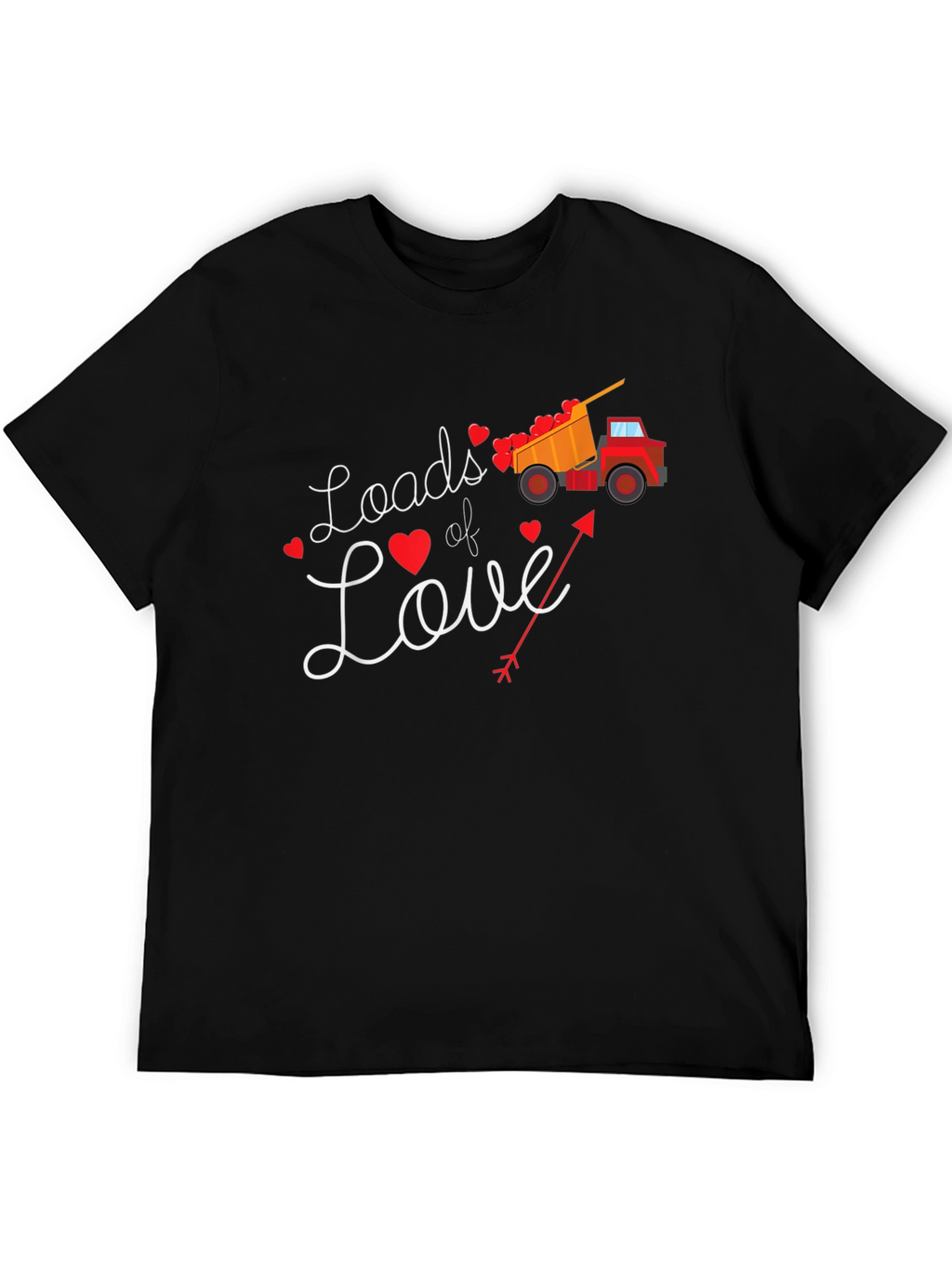 Loads of Love Valentines Day Truck T-Shirt