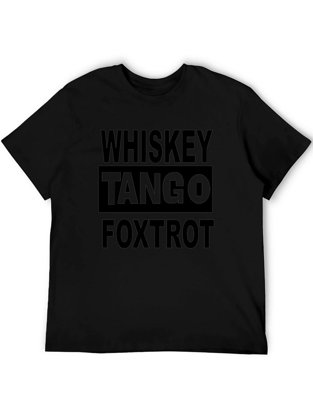 Whiskey Tango Foxtrot Black T-Shirt