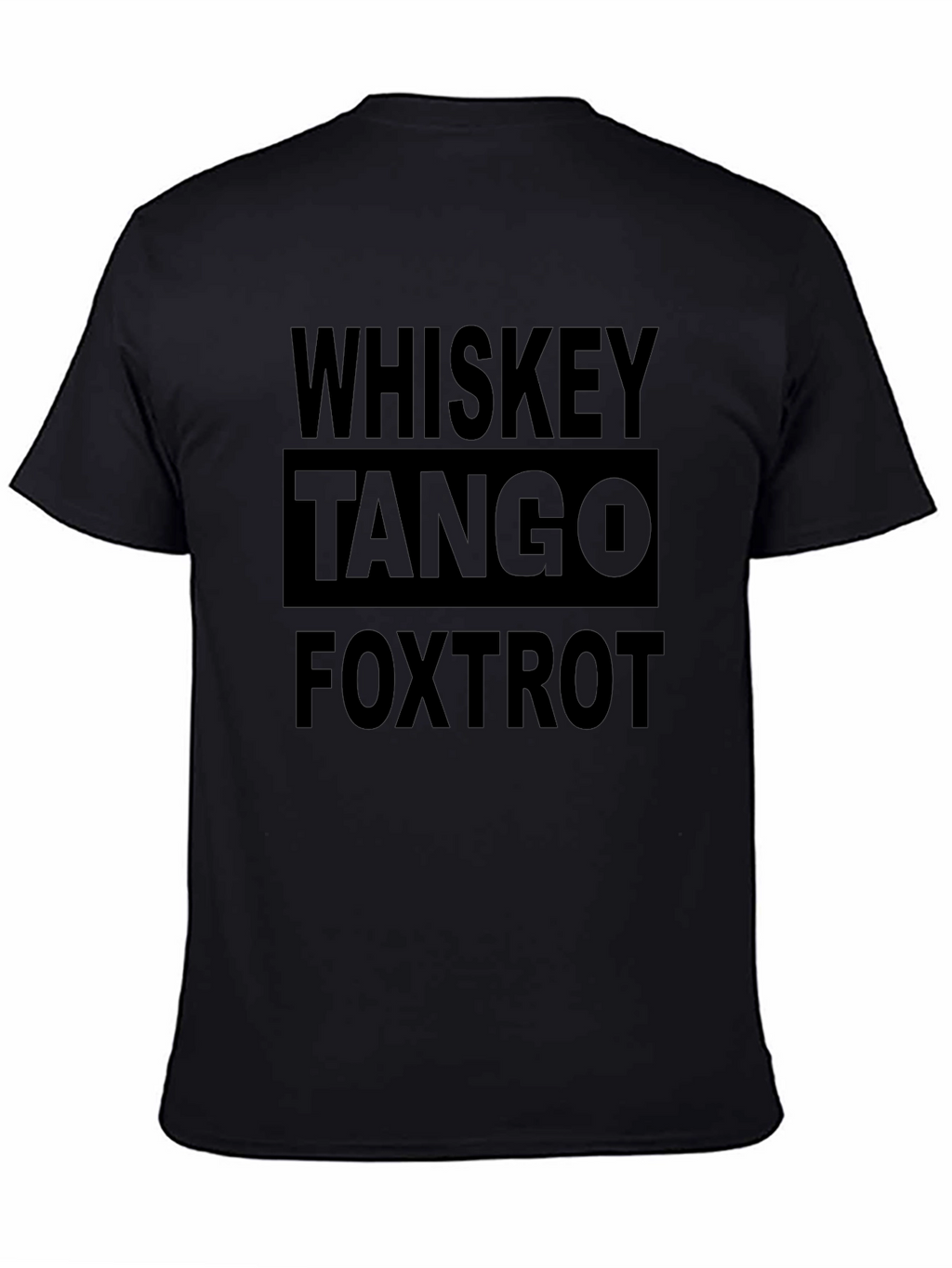 Whiskey Tango Foxtrot Black T-Shirt