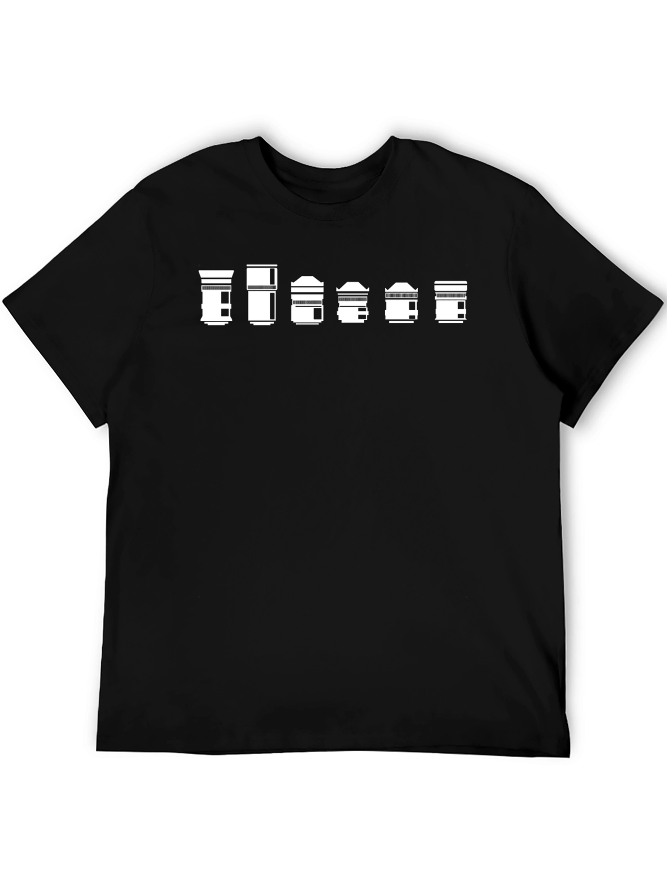Lens Array Black T-Shirt - Photography Gift