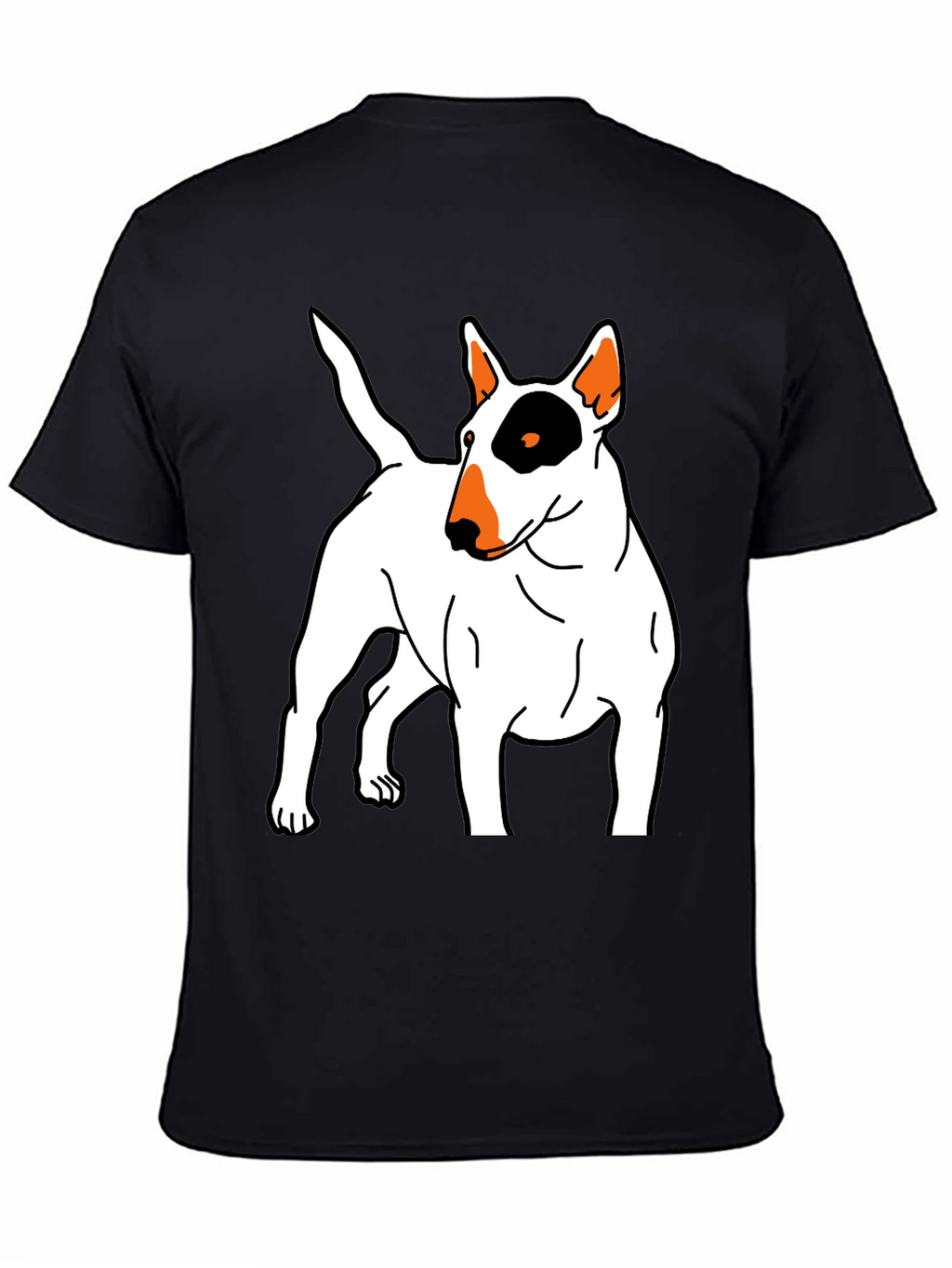 Bull Terrier Graphic Tee - Unisex Black T-Shirt