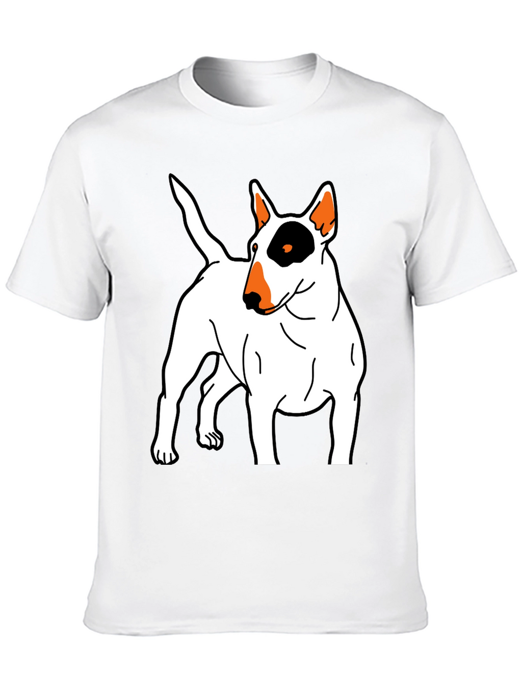 Bull Terrier Graphic Tee - Unisex Black T-Shirt