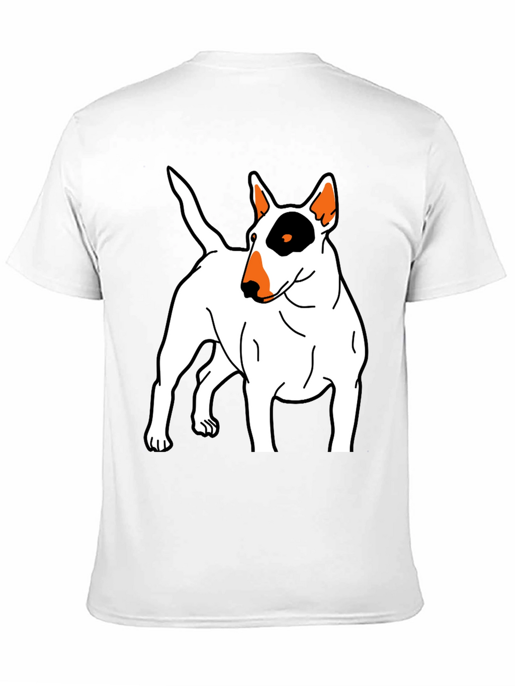 Bull Terrier Graphic Tee - Unisex Black T-Shirt