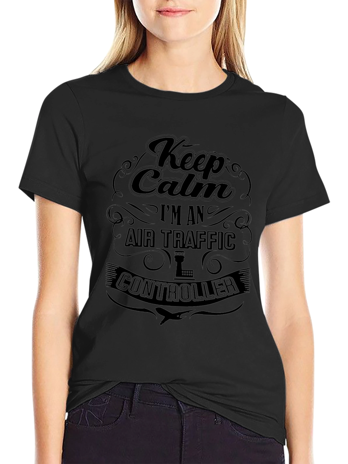 Keep Calm Air Traffic Controller T-Shirt