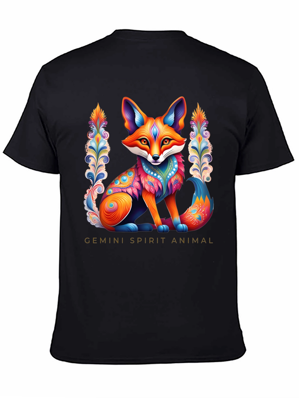Gemini Spirit Animal Fox Graphic Tee