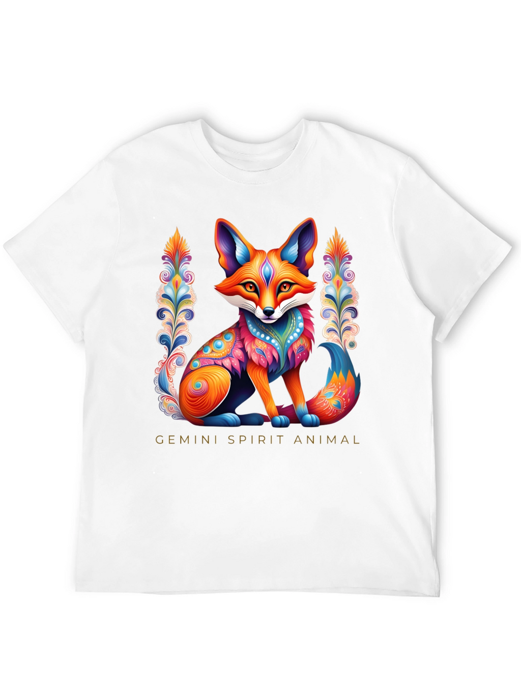 Gemini Spirit Animal Fox Graphic Tee