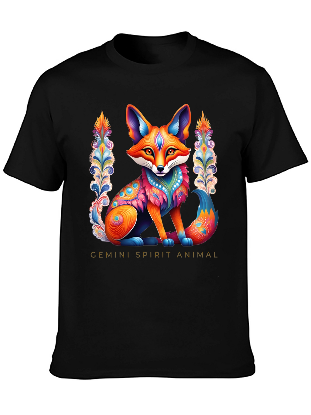 Gemini Spirit Animal Fox Graphic Tee