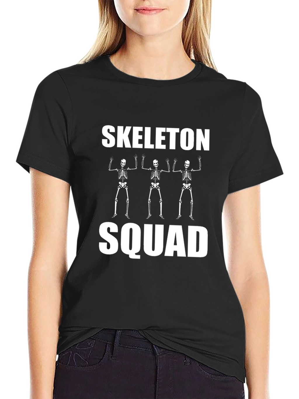 Skeleton Squad Graphic T-Shirt - Spooky Season Tee