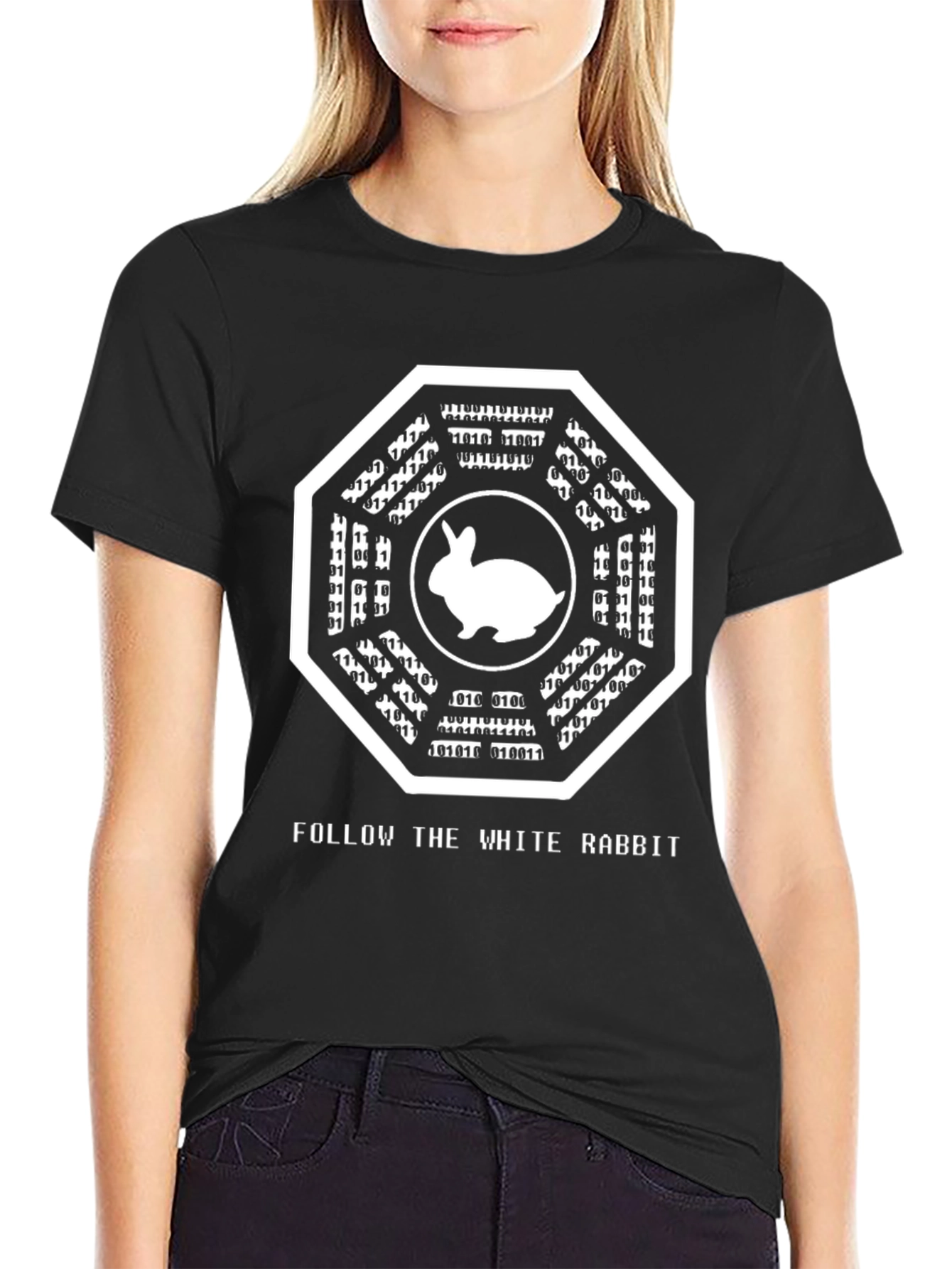 Follow the White Rabbit T-Shirt - Sci-Fi Geek Tee