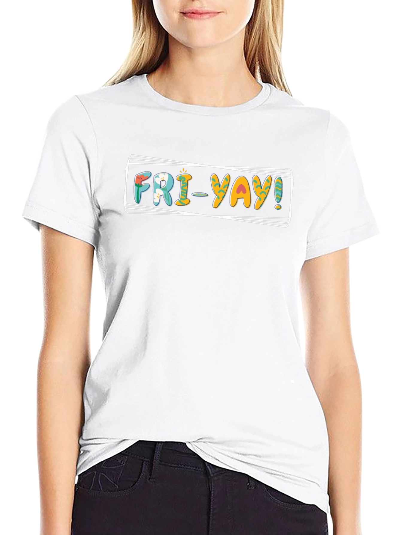 Fri-Yay Graphic Tee - Casual Friday Fun!