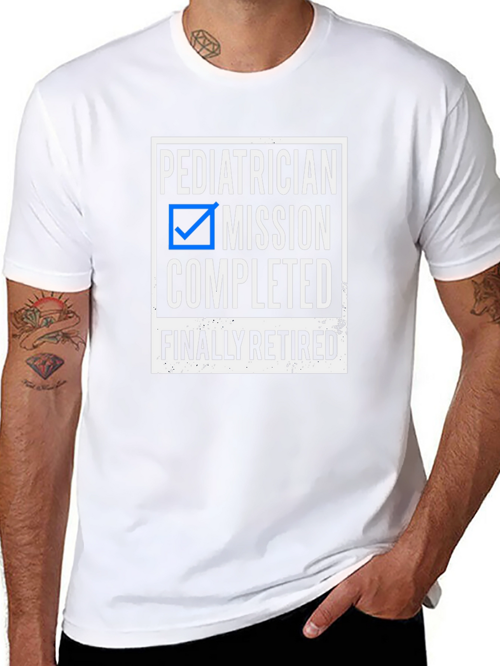Pediatrician Retired T-Shirt - Mission Completed
