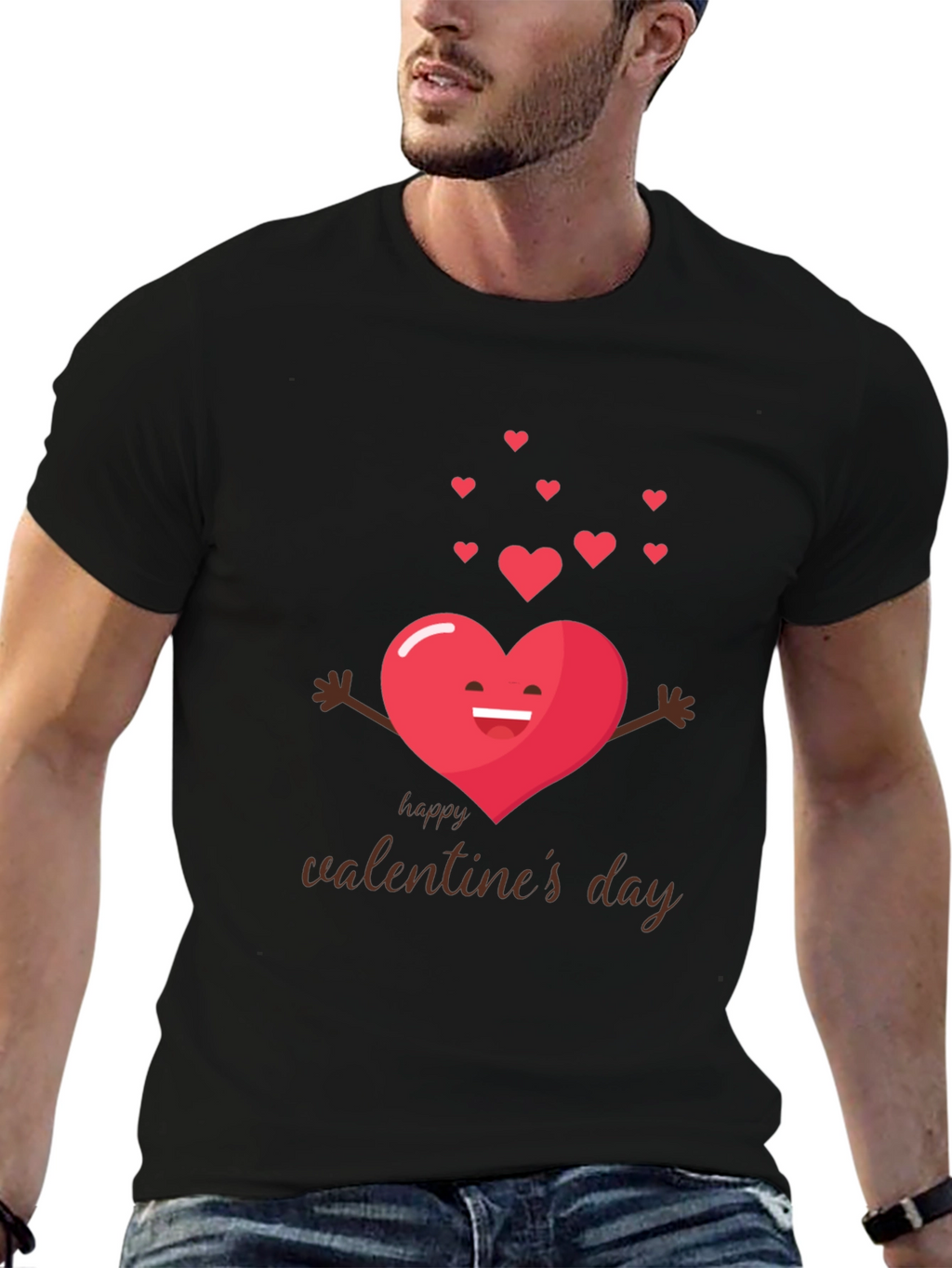 Valentines Day Heart Hug T-Shirt - Love Tee