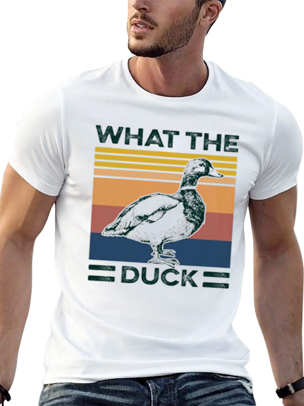 What the Duck T-Shirt - Funny Animal Retro Style
