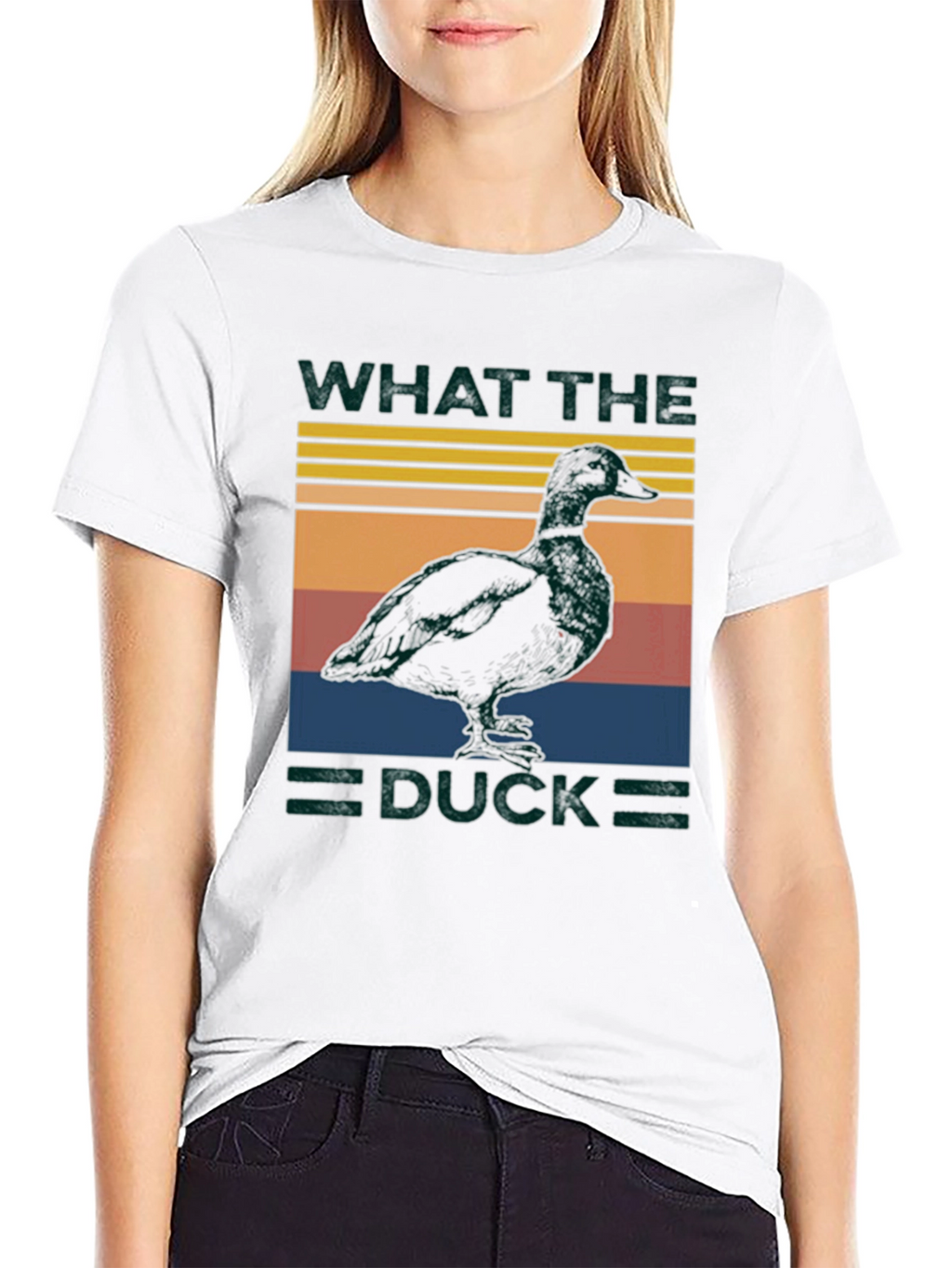 What the Duck T-Shirt - Funny Animal Retro Style