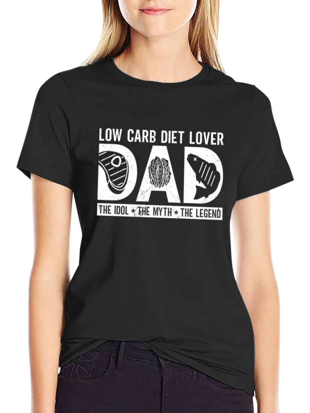 Low Carb Diet Lover Dad T-Shirt