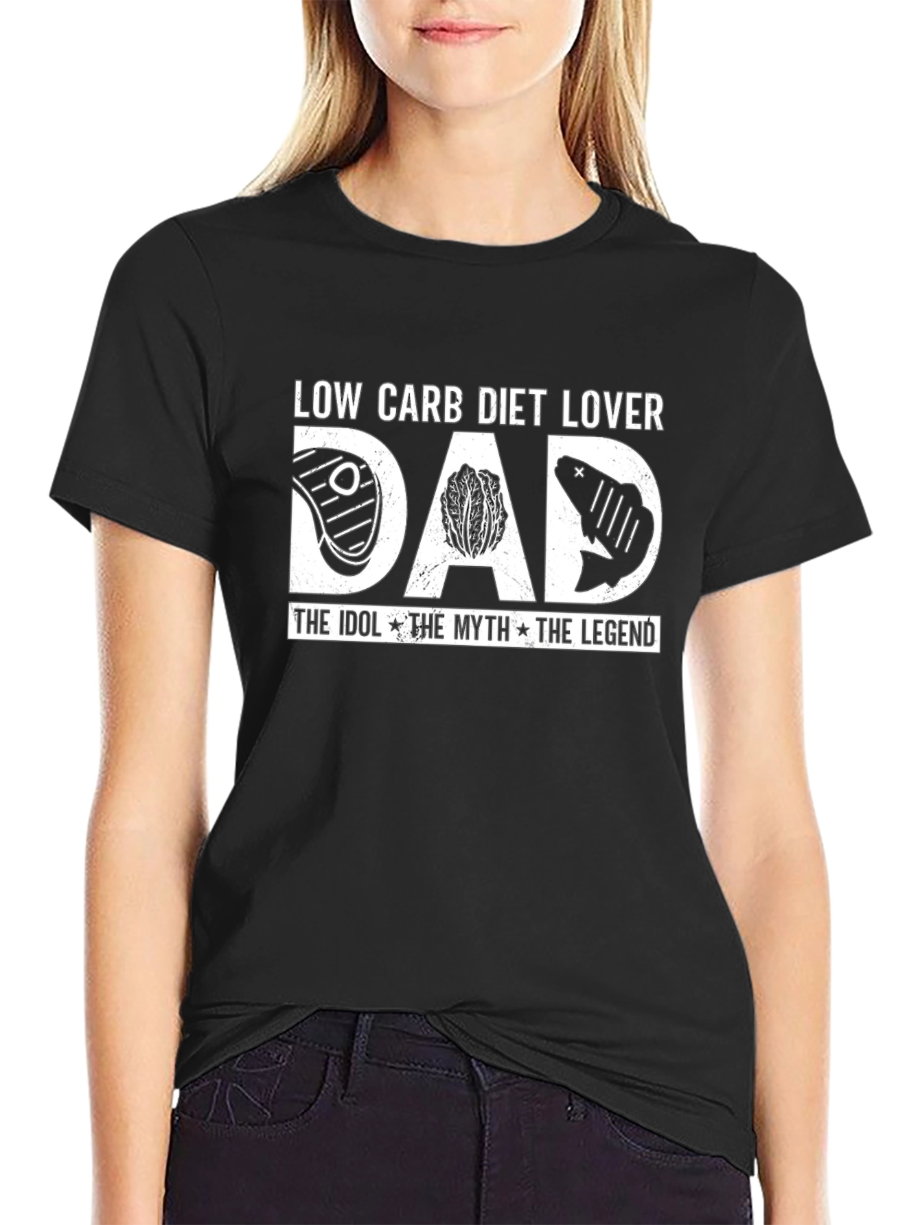 Low Carb Diet Lover Dad T-Shirt