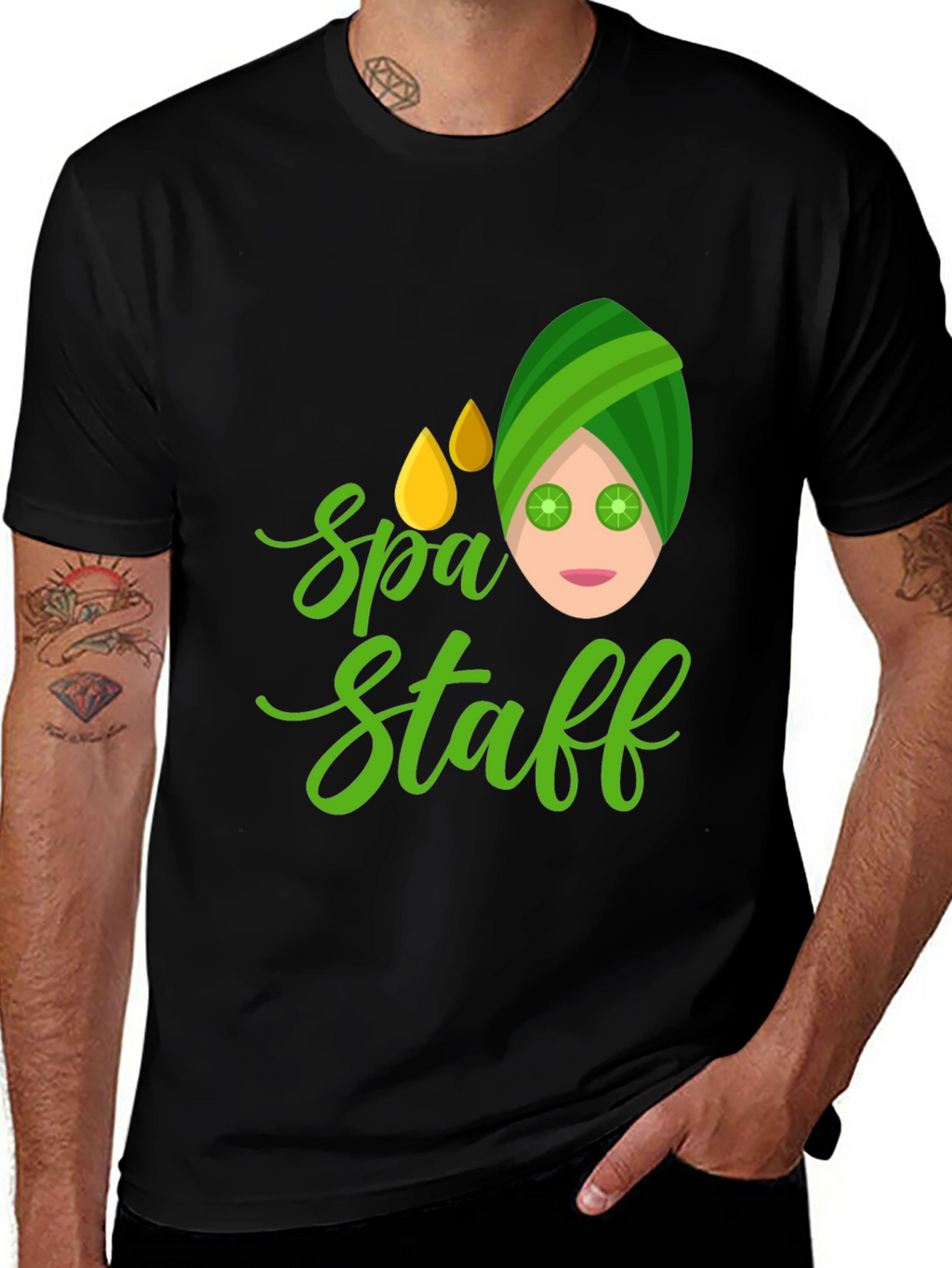 Spa Staff T-Shirt - Relax & Rejuvenate