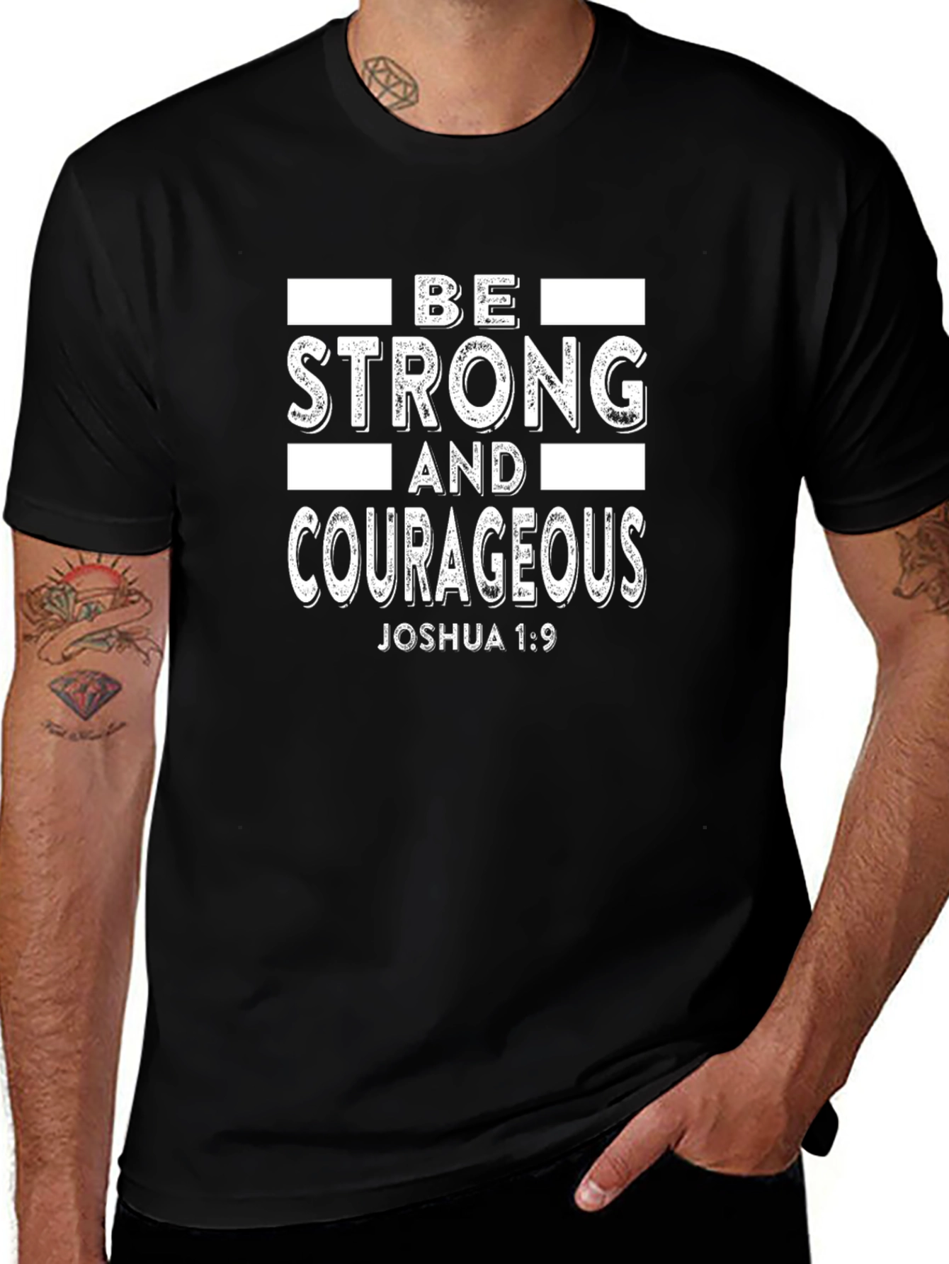 Be Strong and Courageous Graphic Tee
