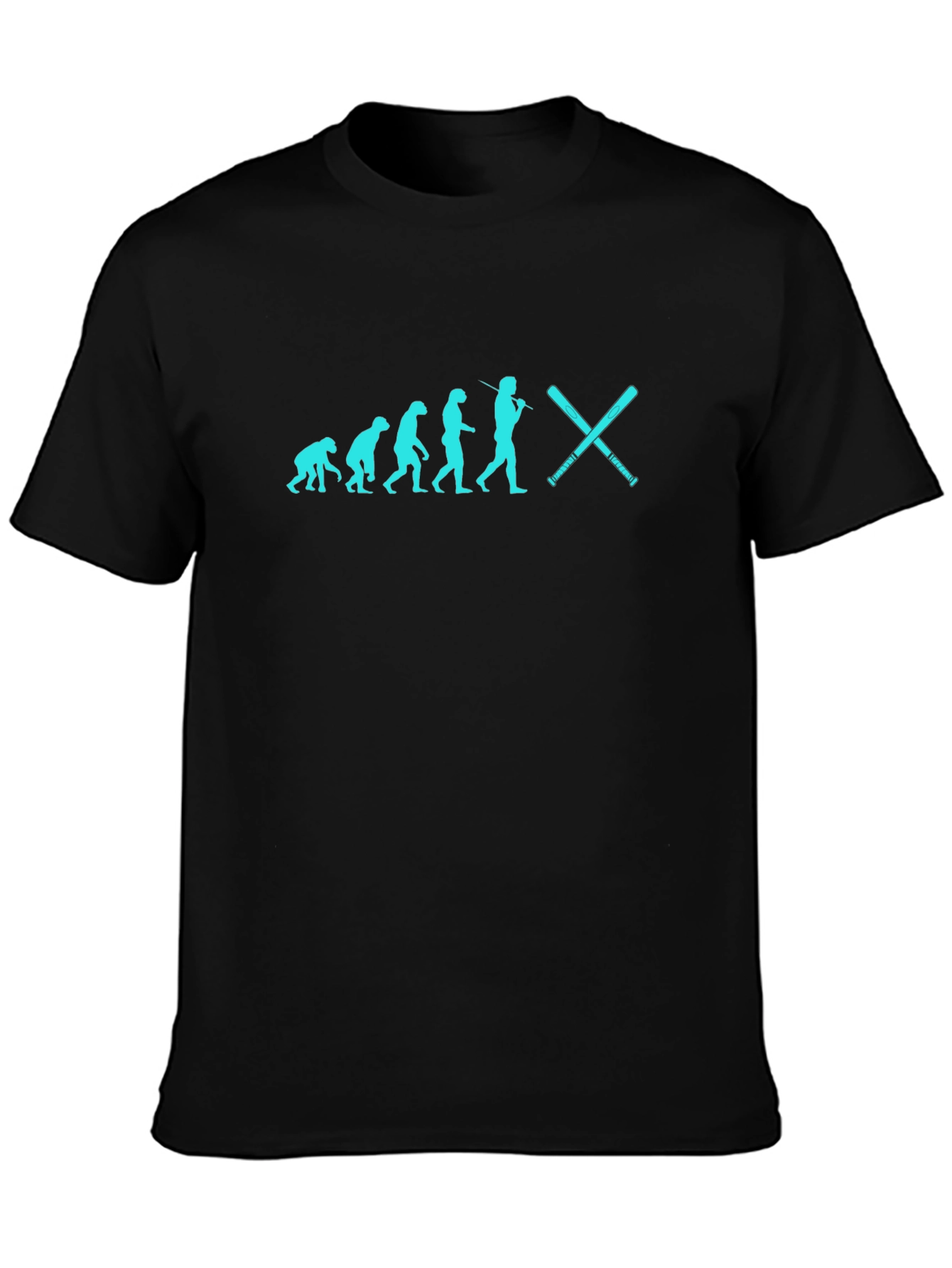 Baseball Evolution T-Shirt - Funny Novelty Tee