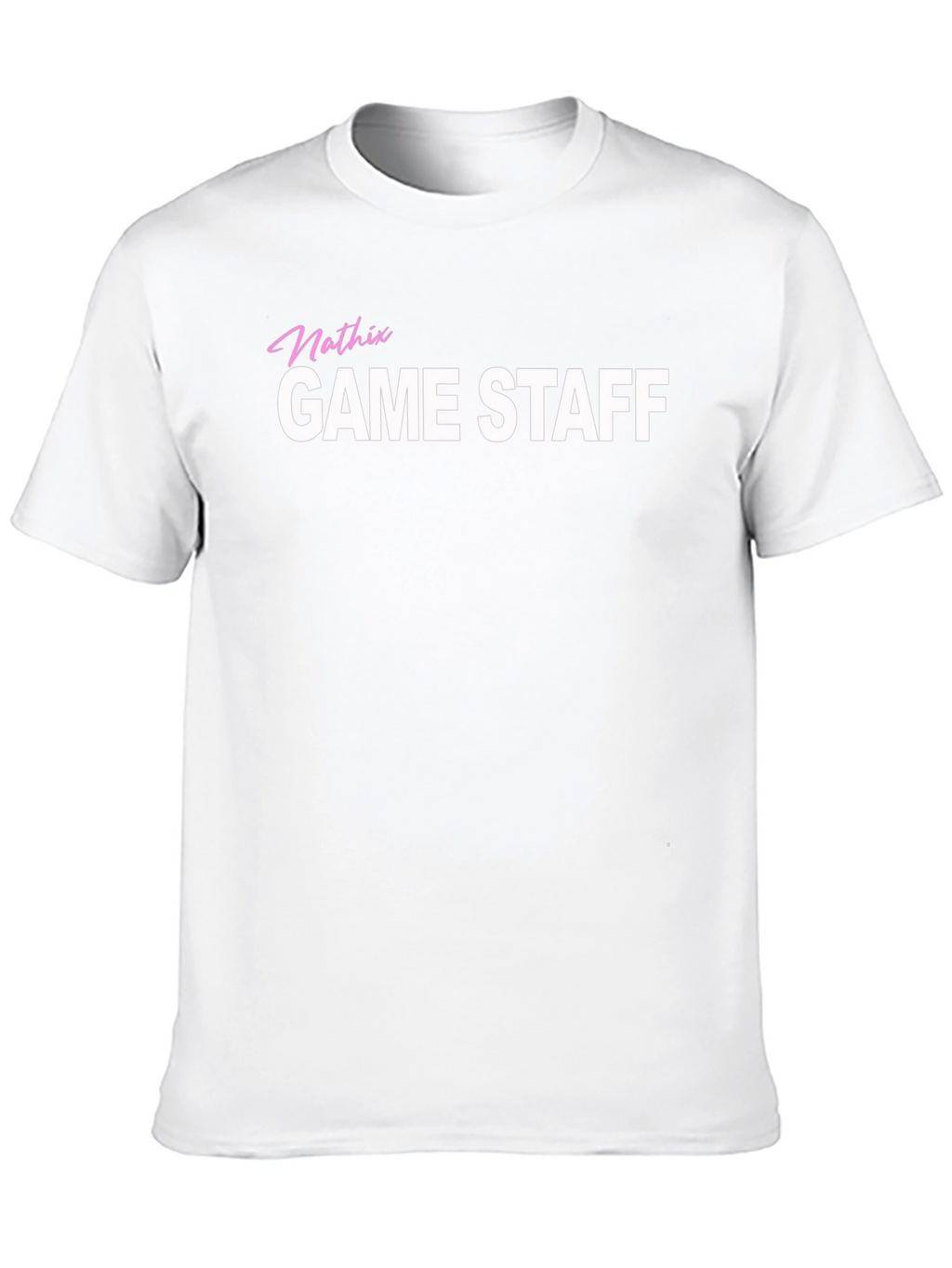 Mathix Game Staff T-Shirt Black Crew Neck