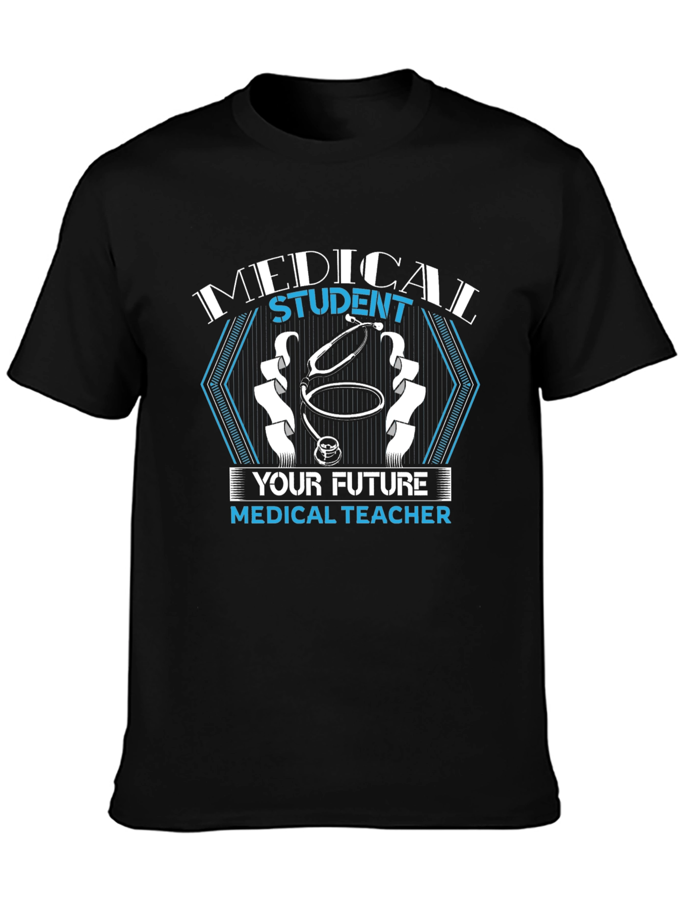 Medical Student Future Teacher Black T-Shirt