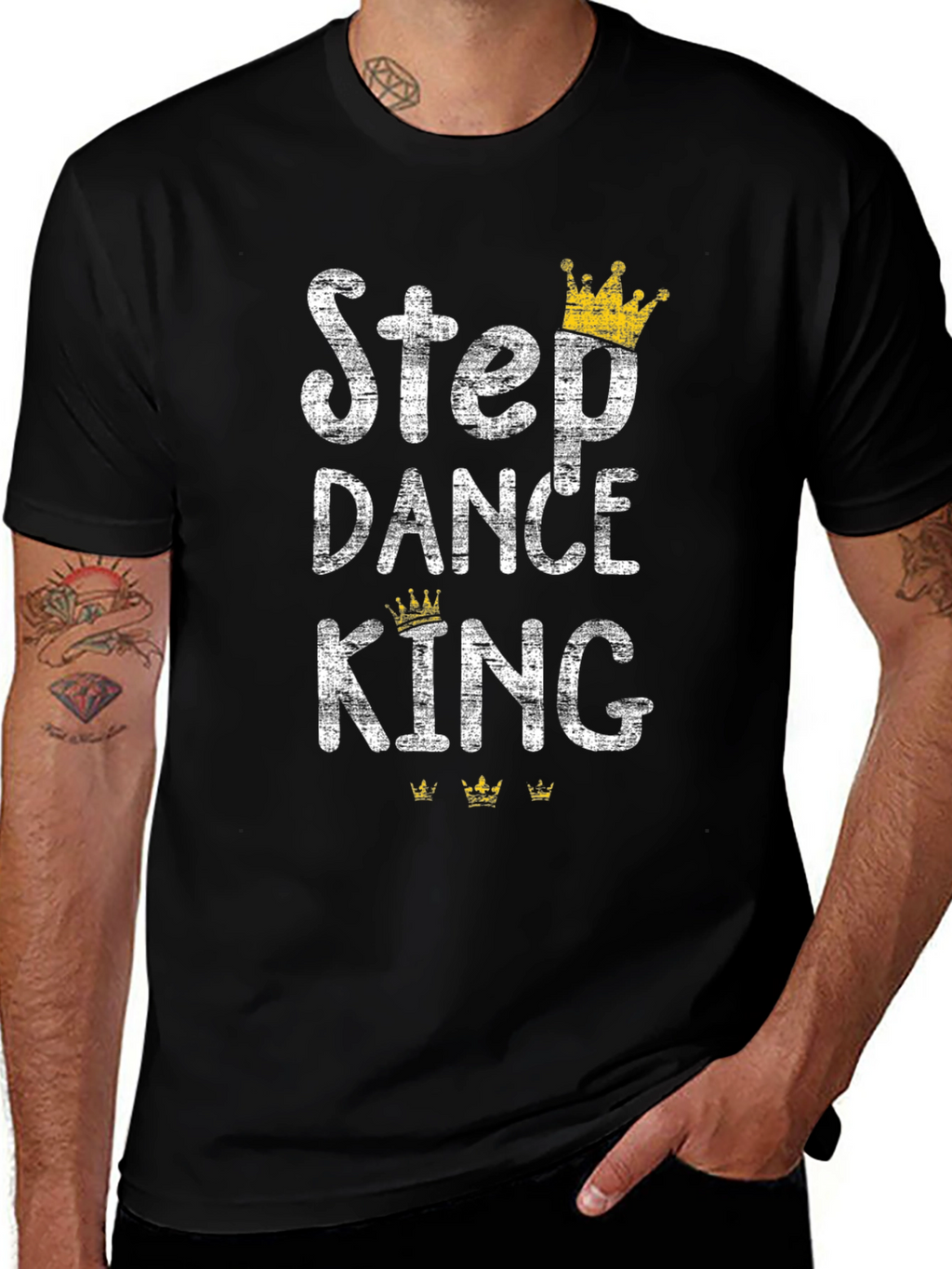Step Dance King Graphic T-Shirt