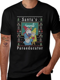 Santas Favorite Paraeducator Ugly Christmas Sweater T-Shirt