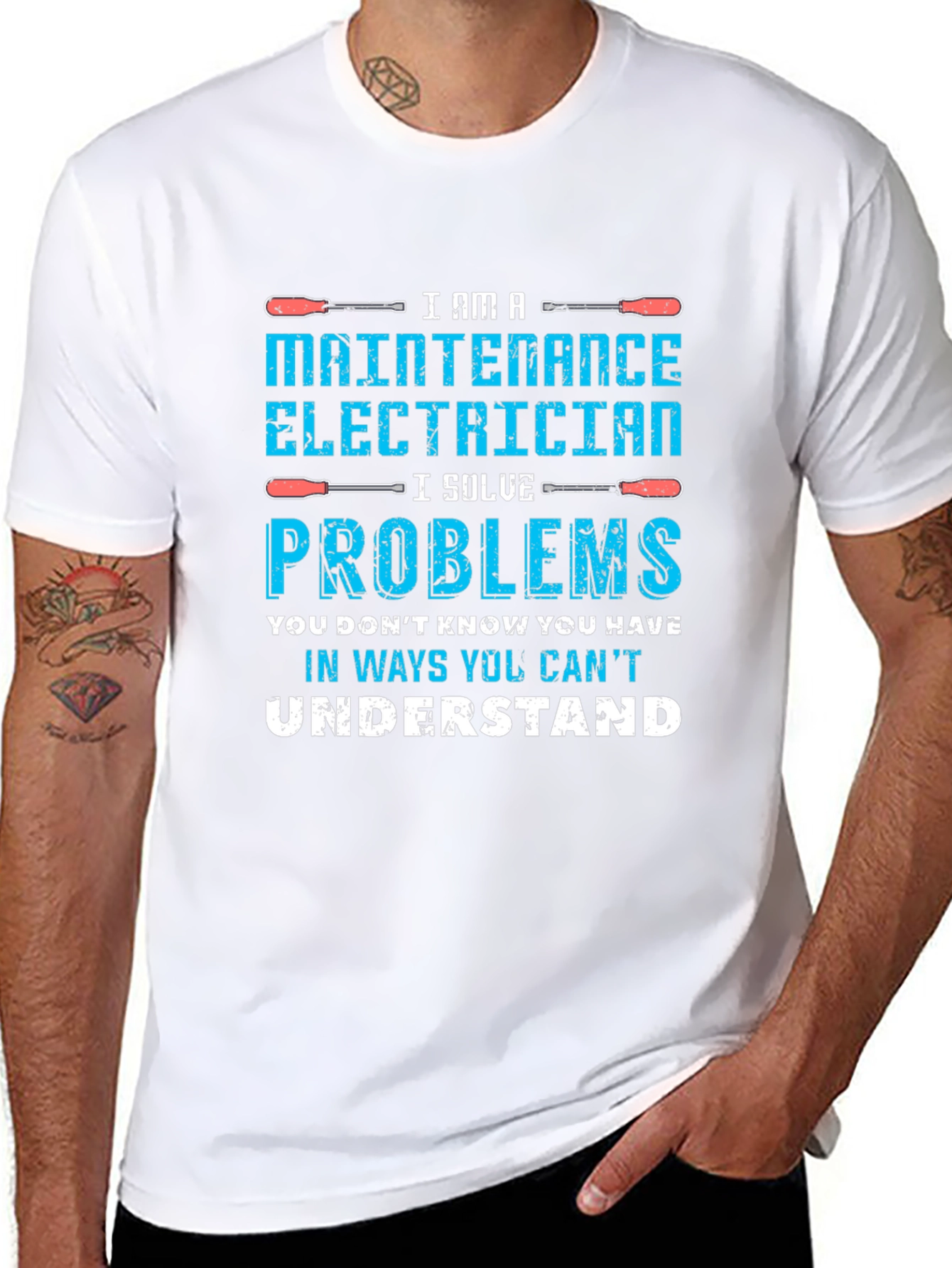 Maintenance Electrician Humor T-Shirt
