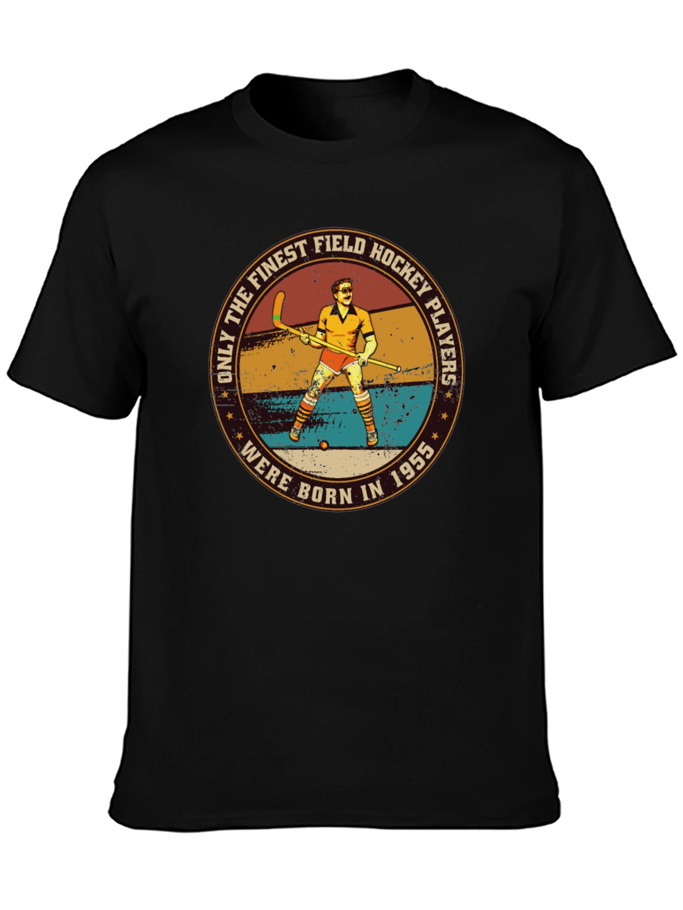 Field Hockey Player 1955 Graphic T-Shirt