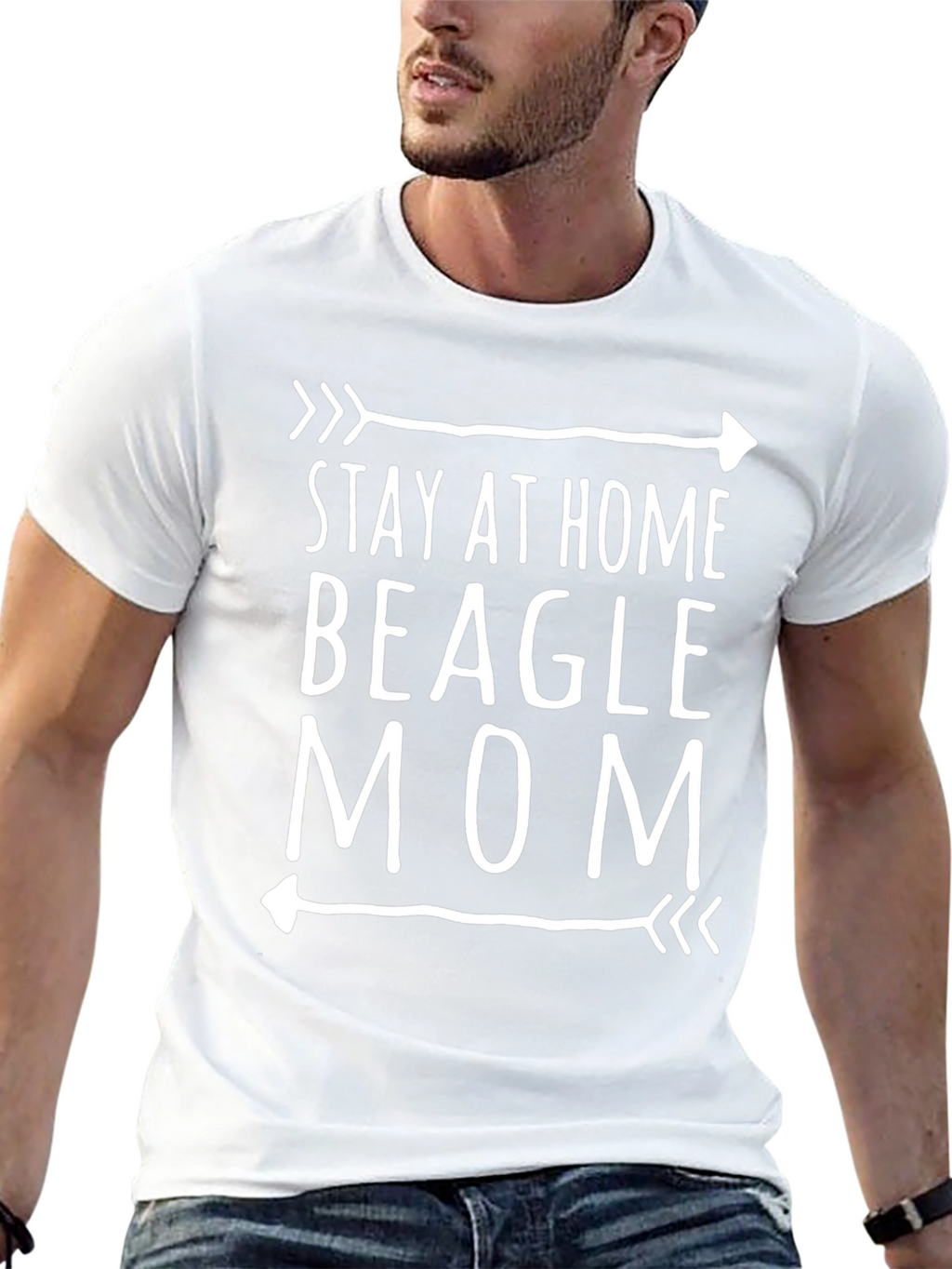 Stay at Home Beagle Mom T-Shirt