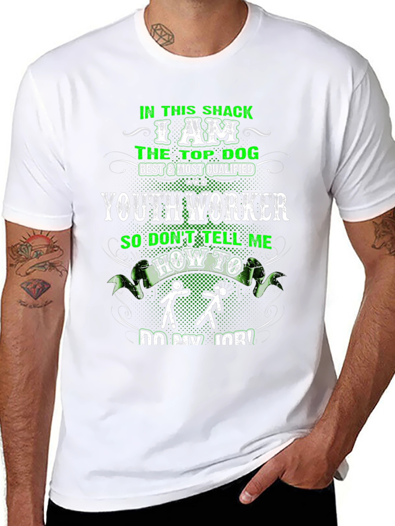 Youth Worker Graphic Tee - Top Dog Design