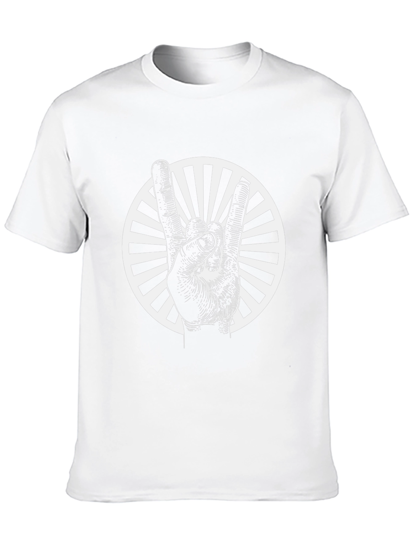 Rock On Black Graphic Tee