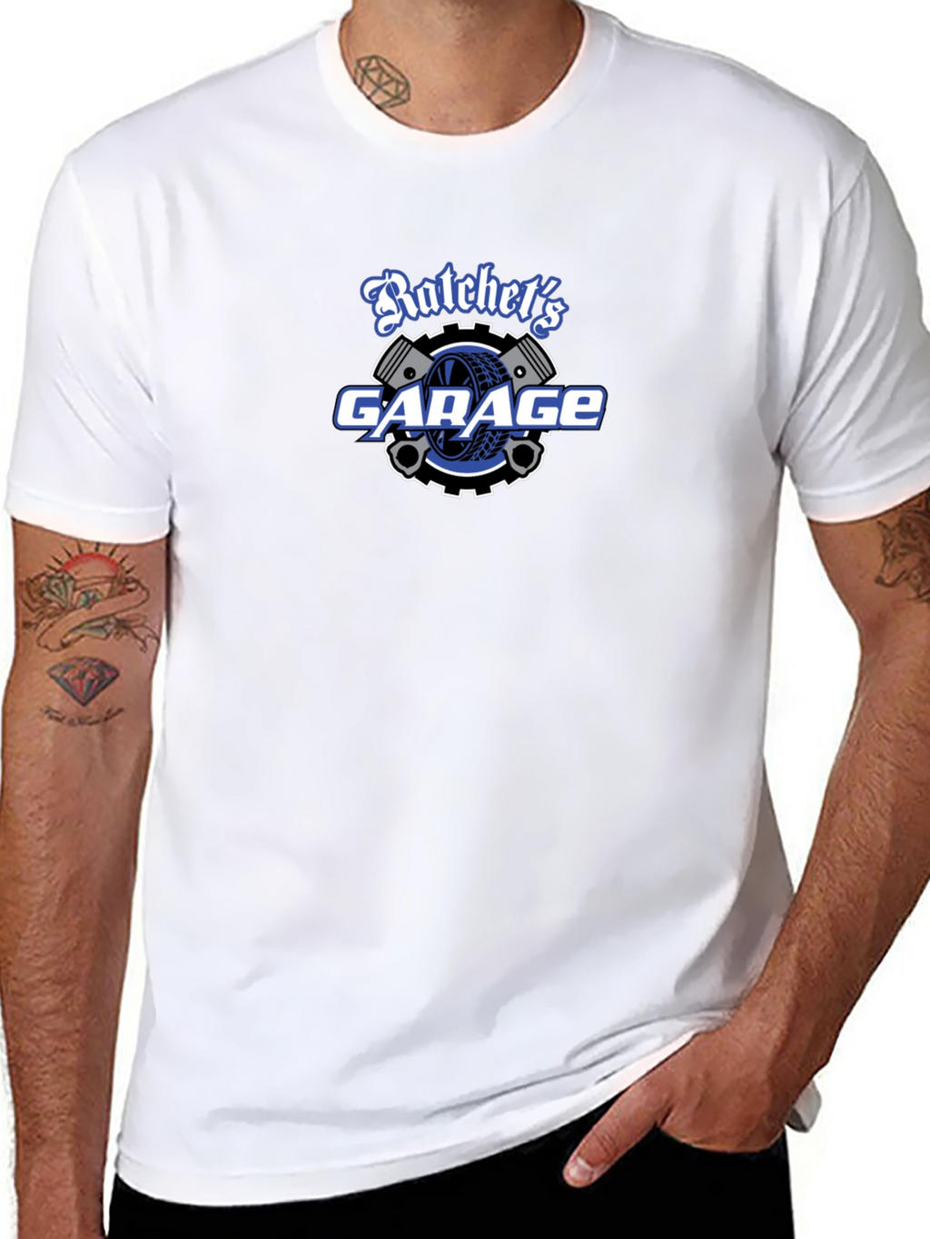 Ratchets Garage Graphic Tee - Black