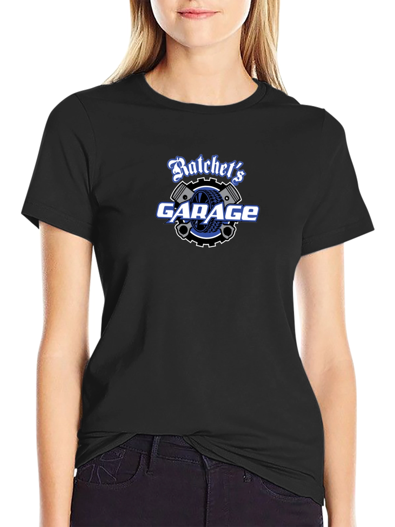 Ratchets Garage Graphic Tee - Black