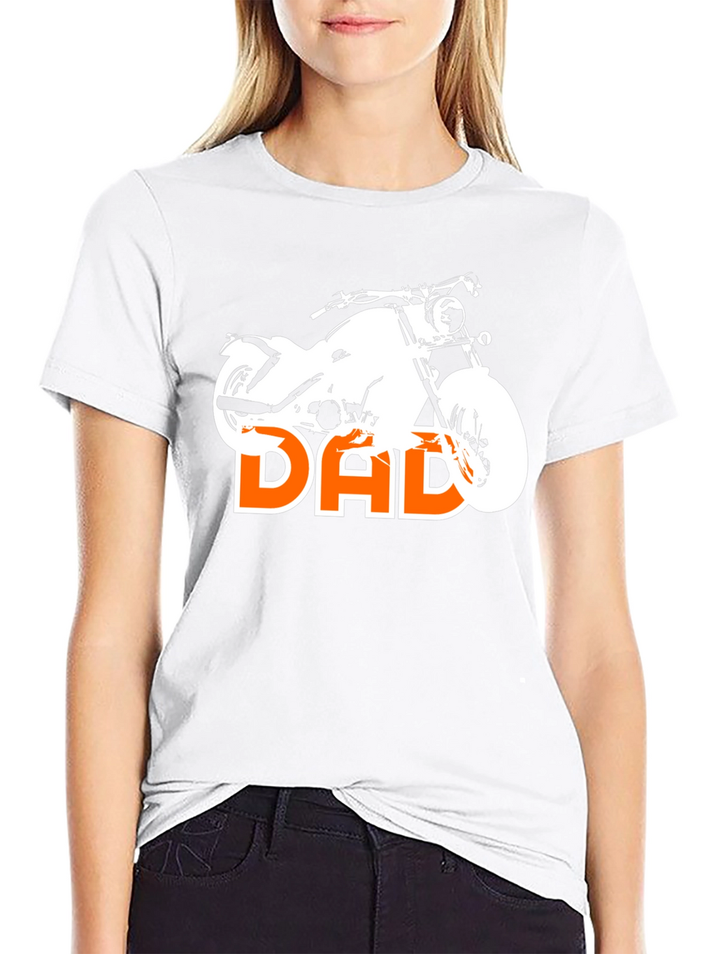 Motorcycle Dad T-Shirt - Cool Biker Design