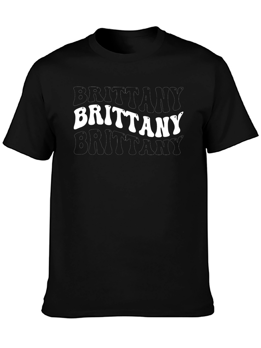 Brittany Retro Graphic Tee - Soft Cotton Blend T-Shirt