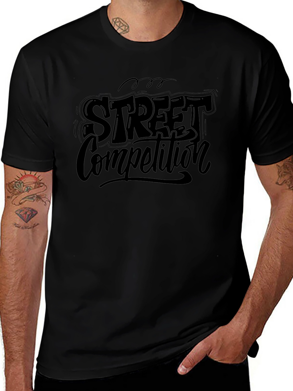 Street Competition Graphic T-Shirt