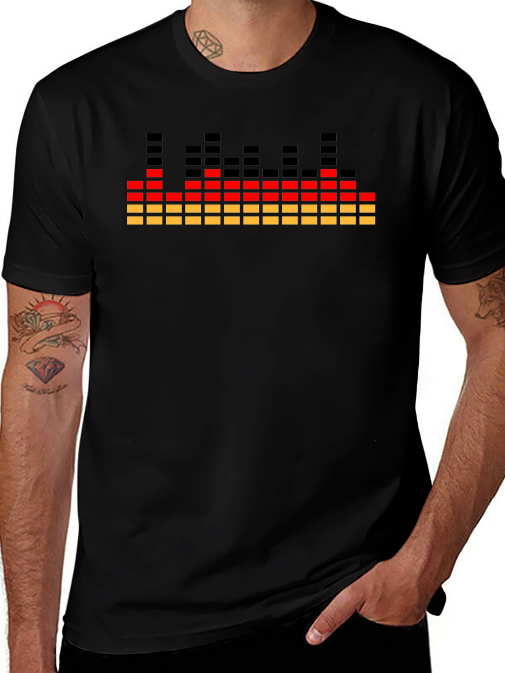 Equalizer T-Shirt: Black Graphic Tee