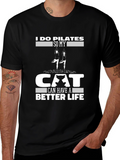 Pilates Cat Lover T-Shirt