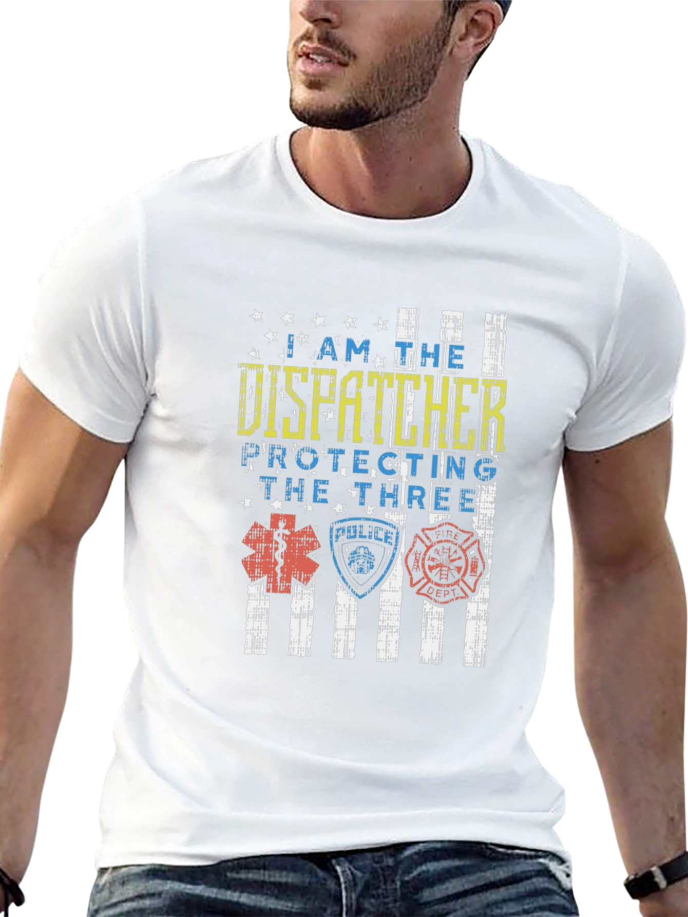 Dispatcher Protecting The Three T-Shirt