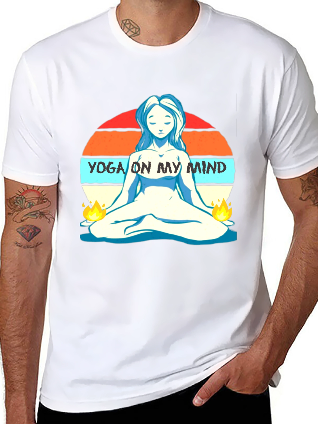 Yoga On My Mind Graphic T-Shirt