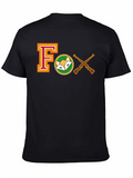 Hunting Fox T-Shirt - Black Cotton Tee
