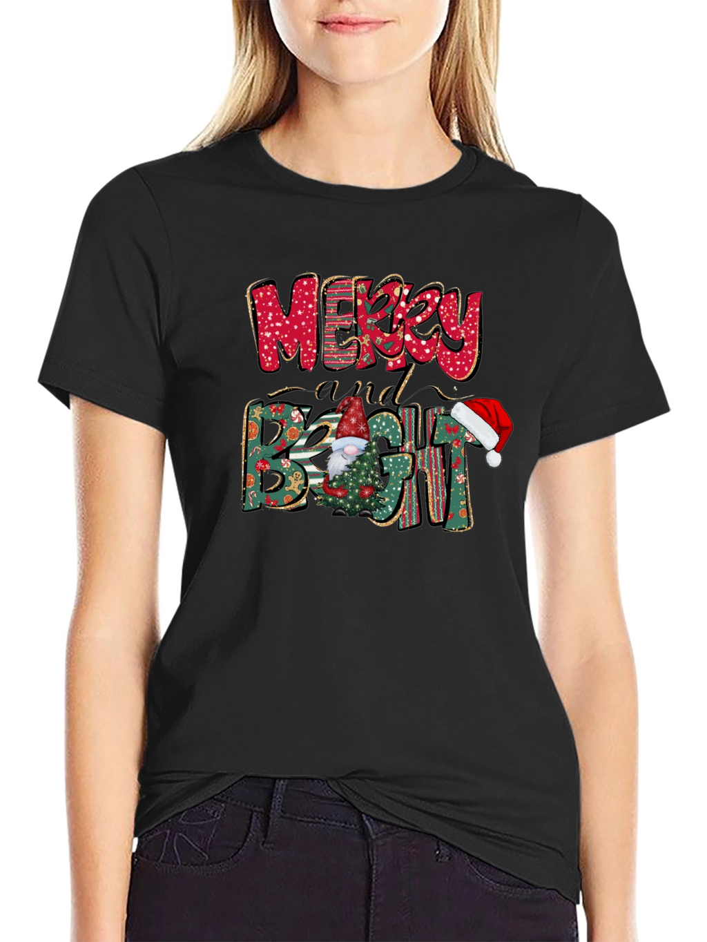 Merry and Bright Christmas T-Shirt