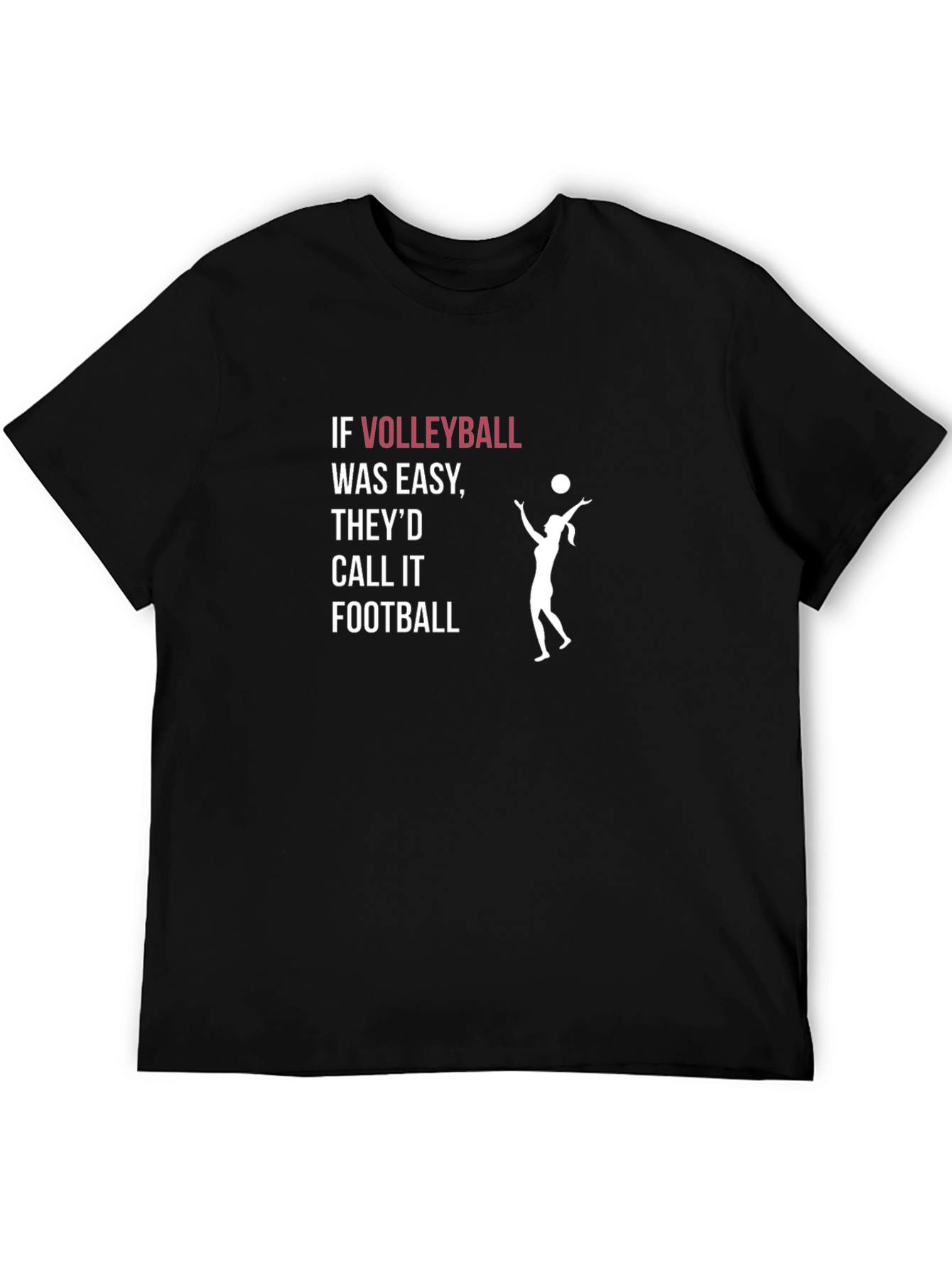 Volleyball Graphic T-Shirt - Funny Sports Tee