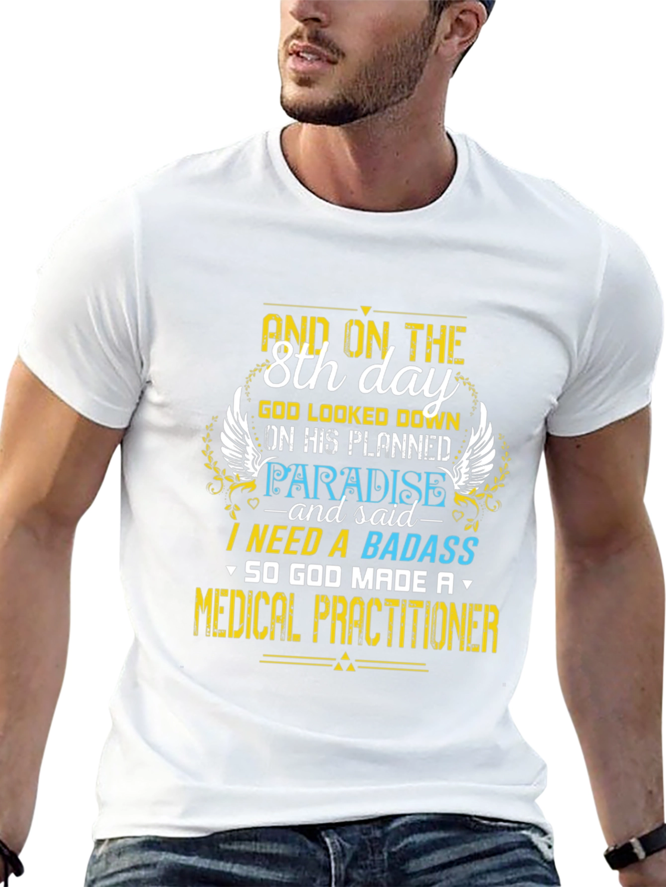 Badass Medical Practitioner Graphic T-Shirt